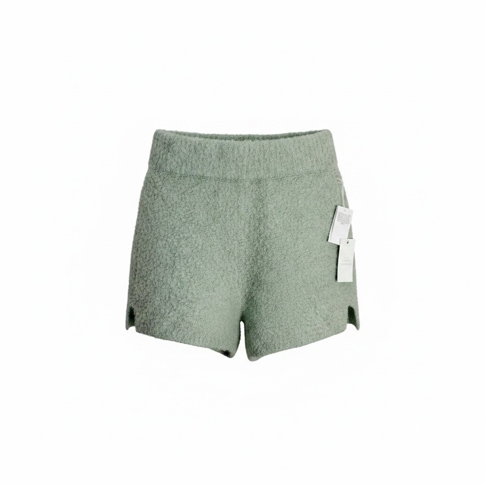 Abercrombie & Fitch Shorts XS Green Lounge Collection Boucle Knit Wool Mix